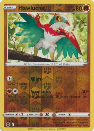 Hawlucha 98/195 Reverse Holo | Silver Tempest | Pokemon Card