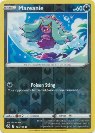 Mareanie 114/195 Reverse Holo | Silver Tempest | Pokemon Card