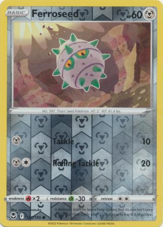 Ferroseed 121/195 Reverse Holo | Silver Tempest | Pokemon Card