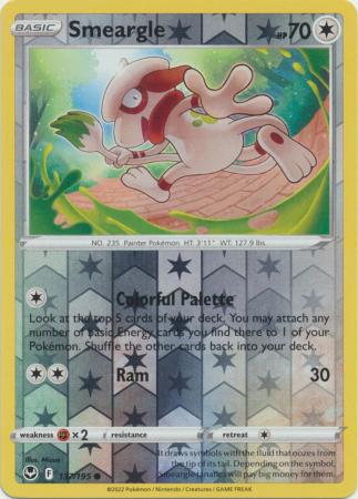 Smeargle 137/195 Reverse Holo | Silver Tempest | Pokemon Card