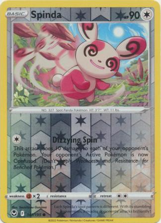 Spinda 141/195 Reverse Holo | Silver Tempest | Pokemon Card