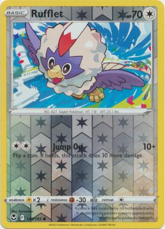 Rufflet 148/195 Reverse Holo | Silver Tempest | Pokemon Card