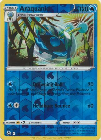 Araquanid 48/195 Reverse Holo | Silver Tempest | Pokemon Card