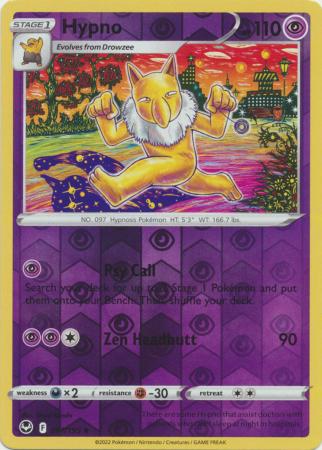 Hypno 61/195 Reverse Holo | Silver Tempest | Pokemon Card