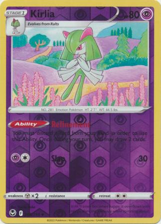 Kirlia 68/195 Reverse Holo | Silver Tempest | Pokemon Card