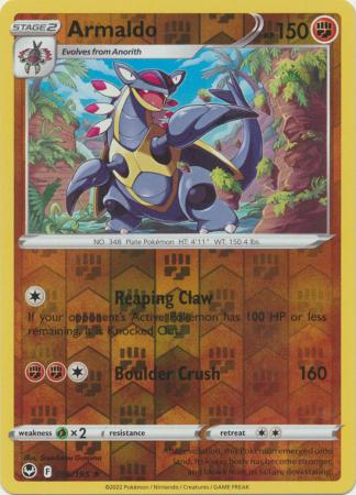 Armaldo 96/195 Reverse Holo | Silver Tempest | Pokemon Card