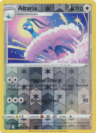 Altaria 143/195 Reverse Holo | Silver Tempest | Pokemon Card