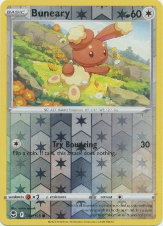 Buneary 144/195 Reverse Holo | Silver Tempest | Pokemon Card