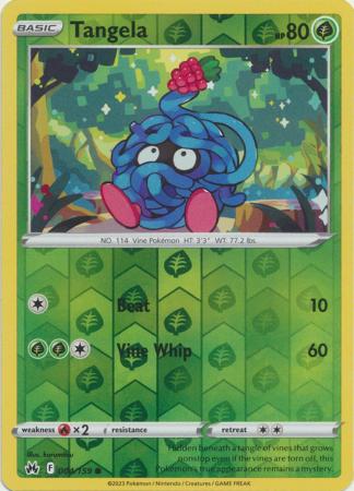 Tangela 4/159 Reverse Holo | Crown Zenith | Pokemon Card