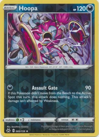 Hoopa 83/159 Reverse Holo | Crown Zenith | Pokemon Card