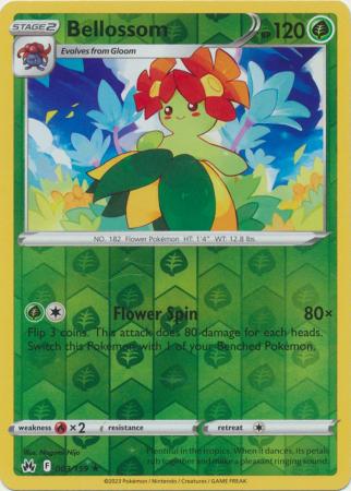 Bellossom 3/159 Reverse Holo | Crown Zenith | Pokemon Card