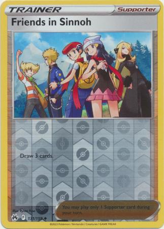 Friends in Sinnoh 131/159 Reverse Holo | Crown Zenith | Pokemon Card