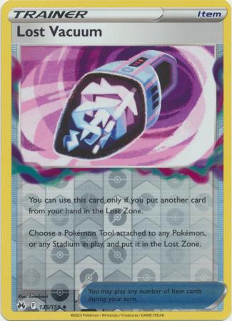 Lost Vacuum 135/159 Reverse Holo | Crown Zenith | Pokemon Card