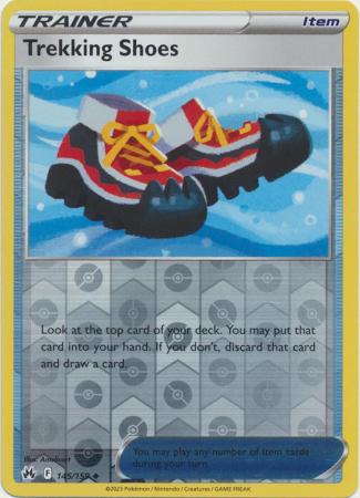 Trekking Shoes 145/159 Reverse Holo | Crown Zenith | Pokemon Card