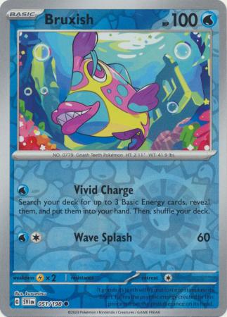 Bruxish 51/198 Reverse Holo | Scarlet & Violet | Pokemon Card