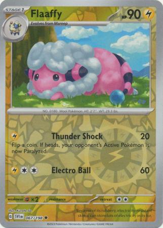 Flaaffy 67/198 Reverse Holo | Scarlet & Violet | Pokemon Card