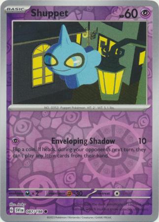 Shuppet 87/198 Reverse Holo | Scarlet & Violet | Pokemon Card