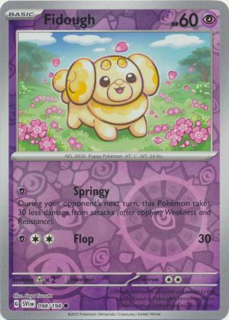 Fidough 98/198 Reverse Holo | Scarlet & Violet | Pokemon Card