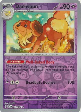 Dachsbun 99/198 Reverse Holo | Scarlet & Violet | Pokemon Card