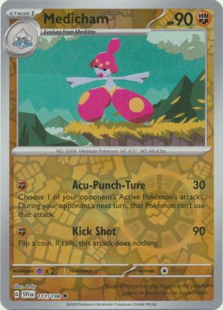 Medicham 111/198 Reverse Holo | Scarlet & Violet | Pokemon Card