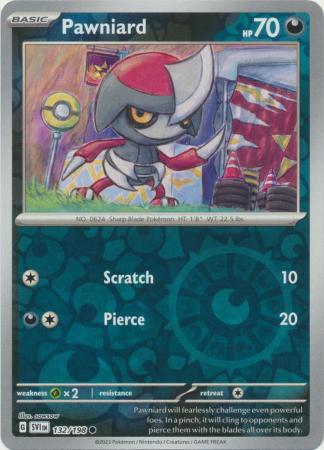 Pawniard 132/198 Reverse Holo | Scarlet & Violet | Pokemon Card