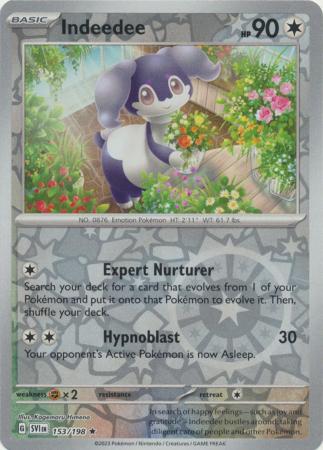 Indeedee 153/198 Reverse Holo | Scarlet & Violet | Pokemon Card