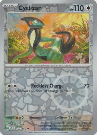 Cyclizar 163/198 Reverse Holo | Scarlet & Violet | Pokemon Card