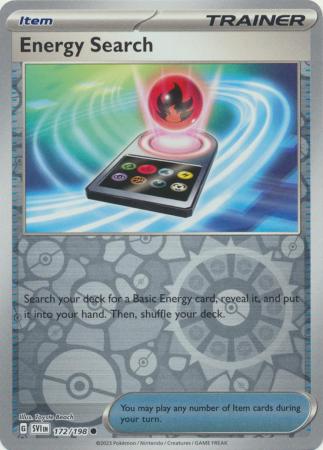 Energy Search 172/198 Reverse Holo | Scarlet & Violet | Pokemon Card