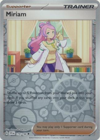 Miriam 179/198 Reverse Holo | Scarlet & Violet | Pokemon Card