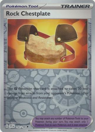 Rock Chestplate 192/198 Reverse Holo | Scarlet & Violet | Pokemon Card