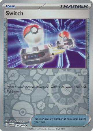 Switch 194/198 Reverse Holo | Scarlet & Violet | Pokemon Card