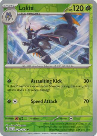 Lokix 21/193 Reverse Holo | Paldea Evolved | Pokemon Card