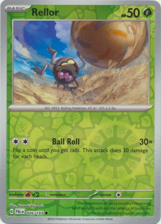 Rellor 26/193 Reverse Holo | Paldea Evolved | Pokemon Card