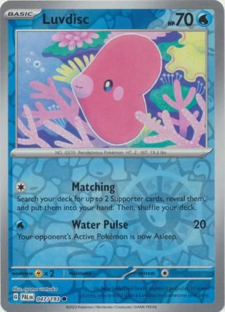 Luvdisc 47/193 Reverse Holo | Paldea Evolved | Pokemon Card