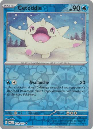 Cetoddle 53/193 Reverse Holo | Paldea Evolved | Pokemon Card