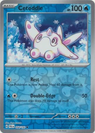 Cetoddle 54/193 Reverse Holo | Paldea Evolved | Pokemon Card