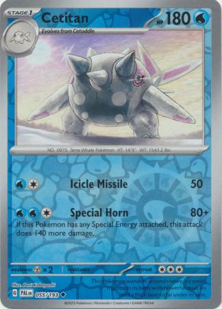 Cetitan 55/193 Reverse Holo | Paldea Evolved | Pokemon Card