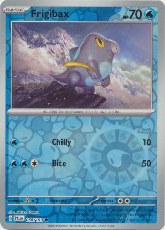 Frigibax 58/193 Reverse Holo | Paldea Evolved | Pokemon Card