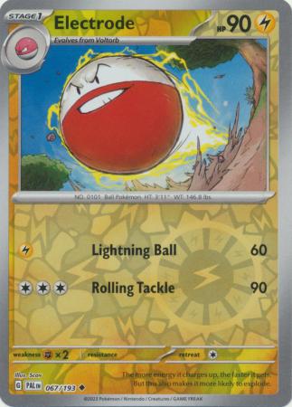 Electrode 67/193 Reverse Holo | Paldea Evolved | Pokemon Card