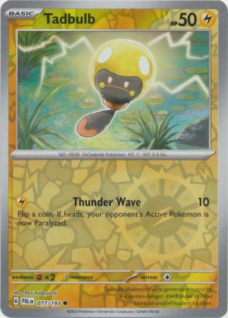 Tadbulb 77/193 Reverse Holo | Paldea Evolved | Pokemon Card