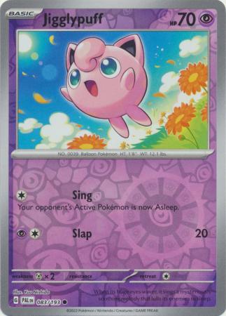 Jigglypuff 83/193 Reverse Holo | Paldea Evolved | Pokemon Card