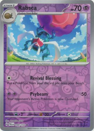 Rabsca 99/193 Reverse Holo | Paldea Evolved | Pokemon Card