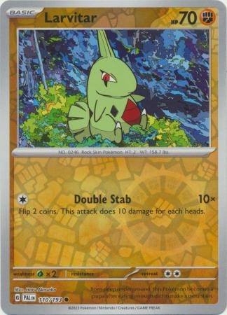 Larvitar 110/193 Reverse Holo | Paldea Evolved | Pokemon Card