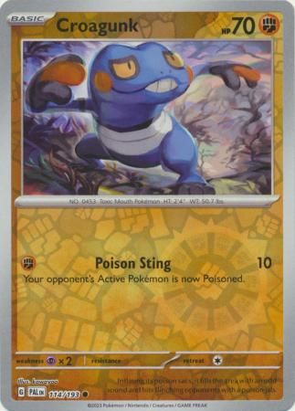 Croagunk 114/193 Reverse Holo | Paldea Evolved | Pokemon Card