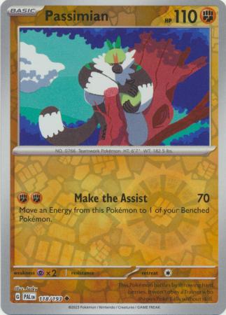 Passimian 118/193 Reverse Holo | Paldea Evolved | Pokemon Card