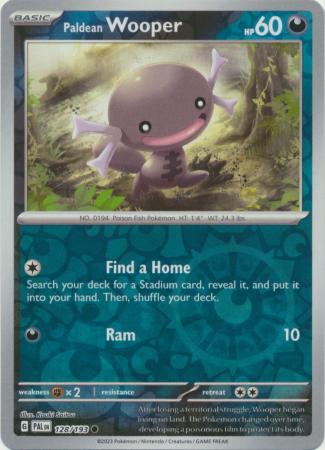 Paldean Wooper 128/193 Reverse Holo | Paldea Evolved | Pokemon Card