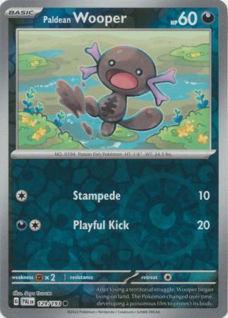 Paldean Wooper 129/193 Reverse Holo | Paldea Evolved | Pokemon Card