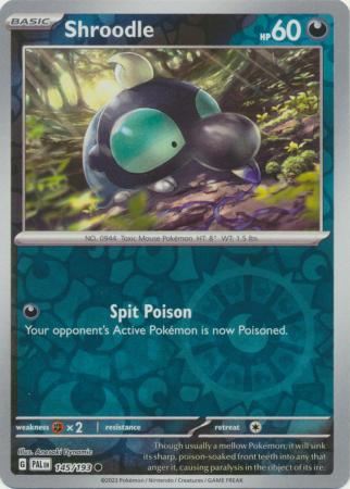 Shroodle 145/193 Reverse Holo | Paldea Evolved | Pokemon Card