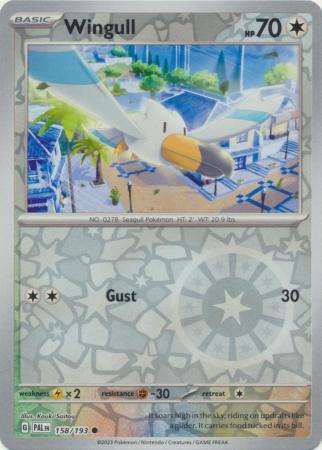 Wingull 158/193 Reverse Holo | Paldea Evolved | Pokemon Card