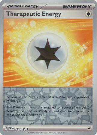 Therapeutic Energy 193/193 Reverse Holo | Paldea Evolved | Pokemon Card